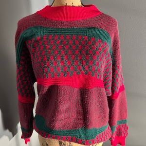 Benellon Vintage Ugly Sweater From Italy. Size small